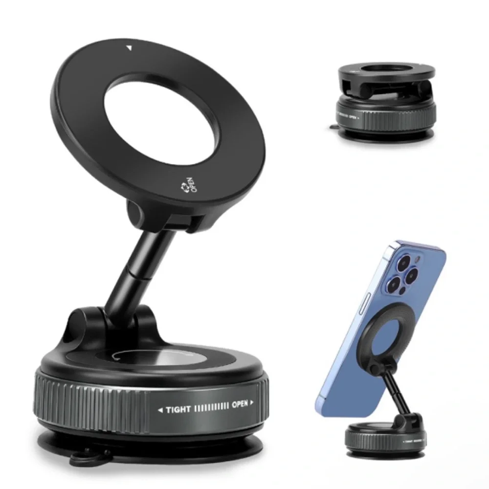 Universal Magnetic Phone Mount Stand - Black